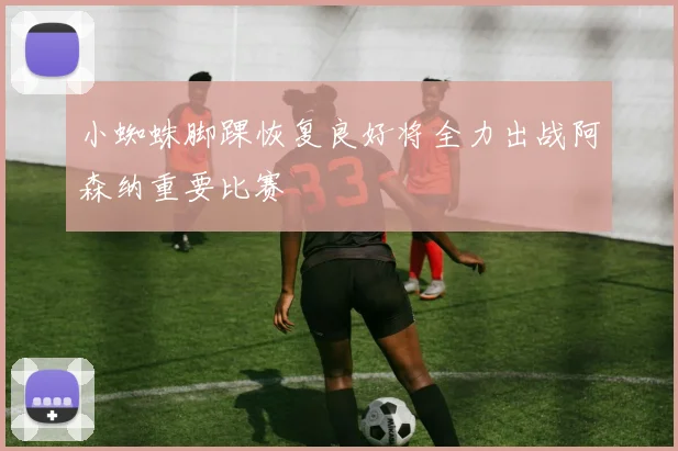 小蜘蛛脚踝恢复良好将全力出战阿森纳重要比赛